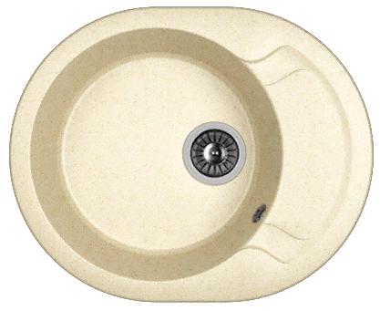 Мойка кухонная из литьевого мрамора Dr. Gans БЕРТА 580 25.040.B0580.403 58*47 см. латте