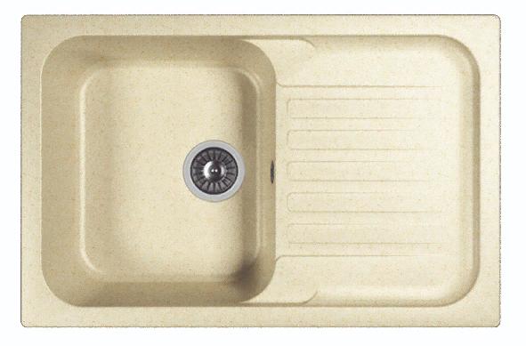 Мойка кухонная из литьевого мрамора Dr. Gans АДЕЛЬ 780 25.090.C0780.403 78*51 см. латте