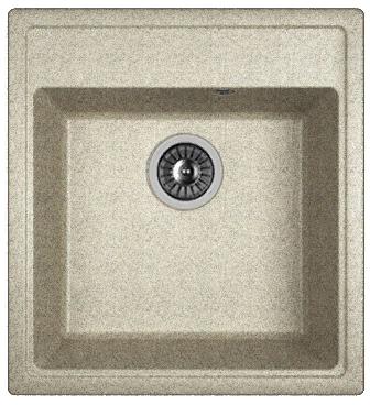 Мойка кухонная из литьевого мрамора Dr. Gans НИКА 470 25.070.B0470.408 47*51 см. серый