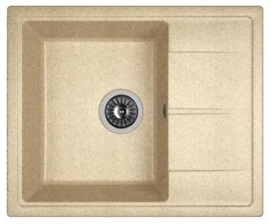 Мойка кухонная из литьевого мрамора Dr. Gans НИКА 580 25.070.B0580.405 58*47 см. терра