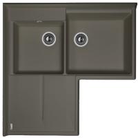 Мойка кухонная керамогранитная Florentina АДРИЯ 20.380.L0960.302 96*96 см. антрацит