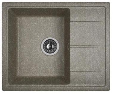 Мойка кухонная из литьевого мрамора Dr. Gans НИКА 580 25.070.B0580.407 58*47 см. черный