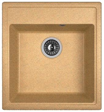 Мойка кухонная из литьевого мрамора Dr. Gans НИКА 470 25.070.B0470.406 47*51 см. терракота