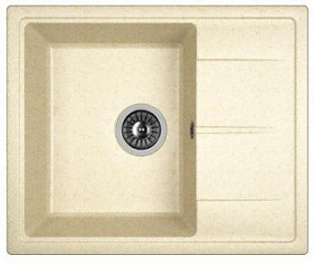 Мойка кухонная из литьевого мрамора Dr. Gans НИКА 580 25.070.B0580.403 58*47 см. латте
