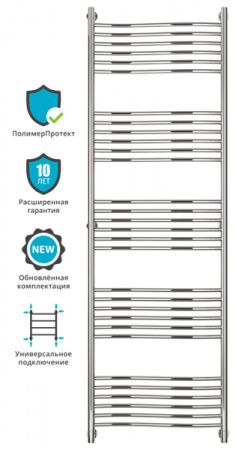 Полотенцесушитель водяной Сунержа ФЛЮИД+ 00-0222-1960 1900х600 