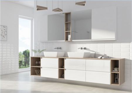 Шкаф навесной Cersanit MODUO SB-SW-MOD40/Wh  