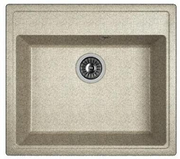 Мойка кухонная из литьевого мрамора Dr. Gans НИКА 570 25.070.D0570.408 57*51 см. серый