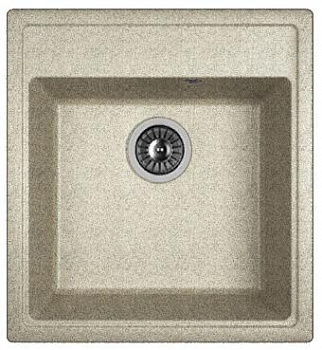 Мойка кухонная из литьевого мрамора Dr. Gans НИКА 470 25.070.B0470.408 47*51 см. серый