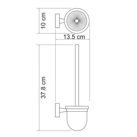 Ёрш навесной WasserKRAFT ISEN K-4027  