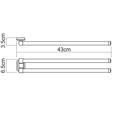 Полотенцедержатель WasserKRAFT ODER K-3031  