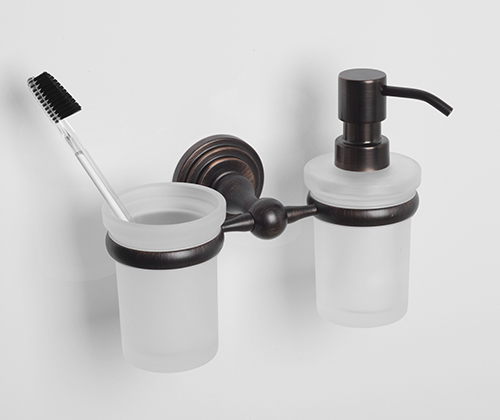 Стакан и дозатор жидкого мыла навесной WasserKRAFT ISAR K-7389   Стакан и дозатор жидкого мыла навесной WasserKRAFT ISAR K-7389