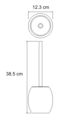 Ёрш напольный WasserKRAFT RUWER K-6727   Ёрш напольный WasserKRAFT RUWER K-6727