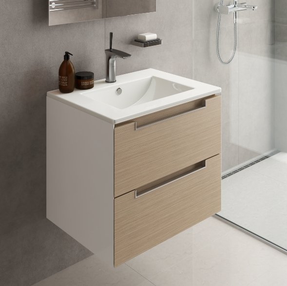 Раковина Sanita luxe QUADRO QDR60SLWB01 60  Раковина Sanita luxe QUADRO QDR60SLWB01 60