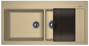 Мойка кухонная керамогранитная Florentina РОССАНА 20.335.E1000.306 100*51 см. капучино