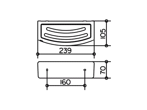 Полка Keuco ELEGANCE 11658 010000  