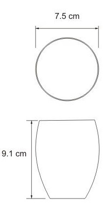 Стакан настольный WasserKRAFT RUWER K-6728   Стакан настольный WasserKRAFT RUWER K-6728