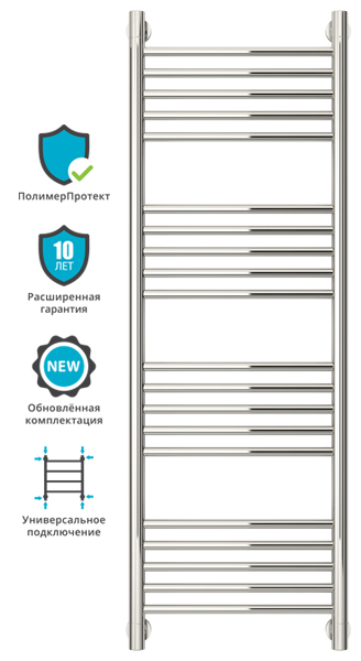 Полотенцесушитель водяной Сунержа БОГЕМА+ 00-0220-1240 1200х400 