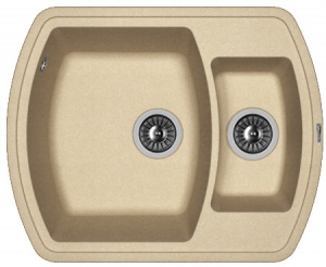 Мойка кухонная керамогранитная Florentina НИРЕ 630K 20.220.D0630.104 63*51 см. бежевый