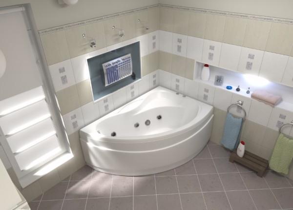 Ванна акриловая BAS ВЕКТРА В 00008 150x90 см. правая  Ванна акриловая BAS ВЕКТРА В 00008 150x90 см. правая