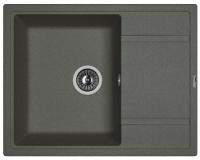 Мойка кухонная керамогранитная Florentina ЛИПСИ 650 20.125.C0600.102 65*51 см. черный