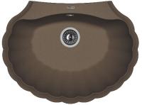 Мойка кухонная керамогранитная Florentina ГРЕБЕШОК 20.345.E0695.303 69,5*52,5 см. мокко