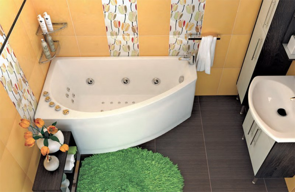 Ванна акриловая Triton БЭЛЛА  140x75 см. правая 