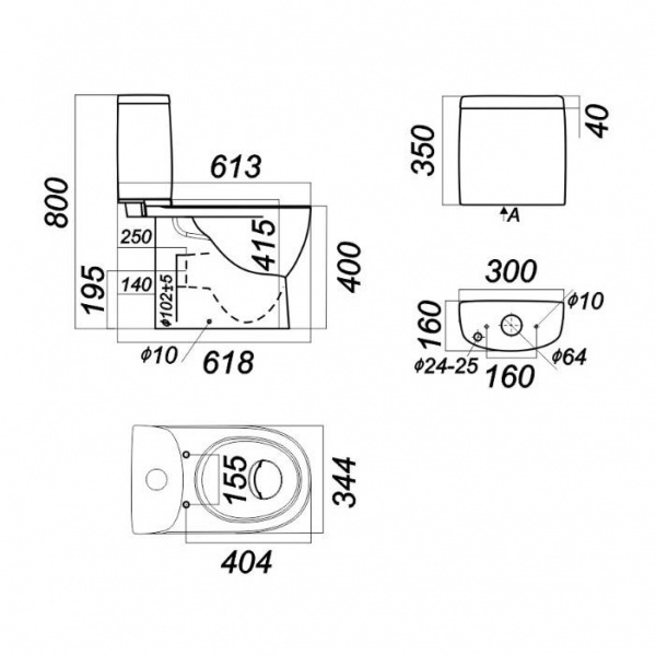 Унитаз-компакт Sanita luxe FEST FSTSLCC01040622  