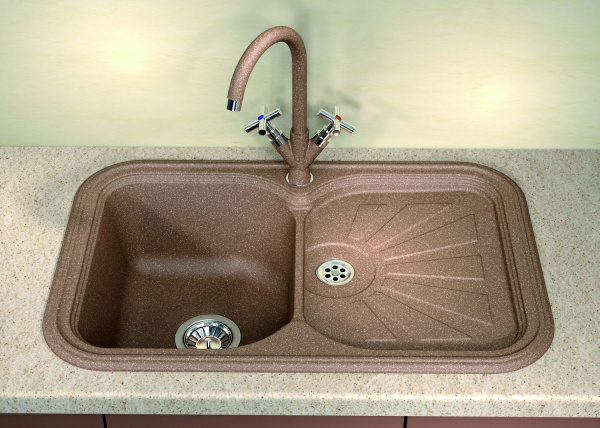 Мойка кухонная керамогранитная Florentina КРИТ 780 20.170.D0780.105 78*51 см. коричневый