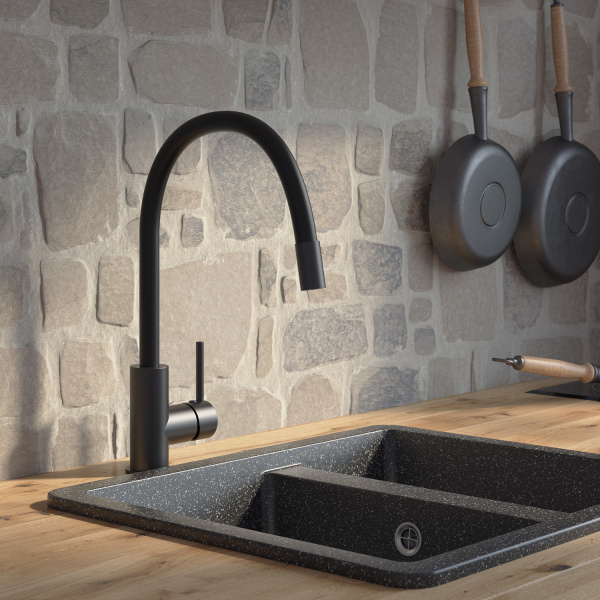 Смеситель IDDIS KITCHEN 361 K36BLJ0i05 для кухонной мойки  Смеситель IDDIS KITCHEN 361 K36BLJ0i05 для кухонной мойки